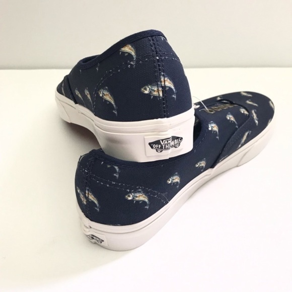 Vans Authentic Outdoors Fish Sz 8 Men - Picture 7 of 8